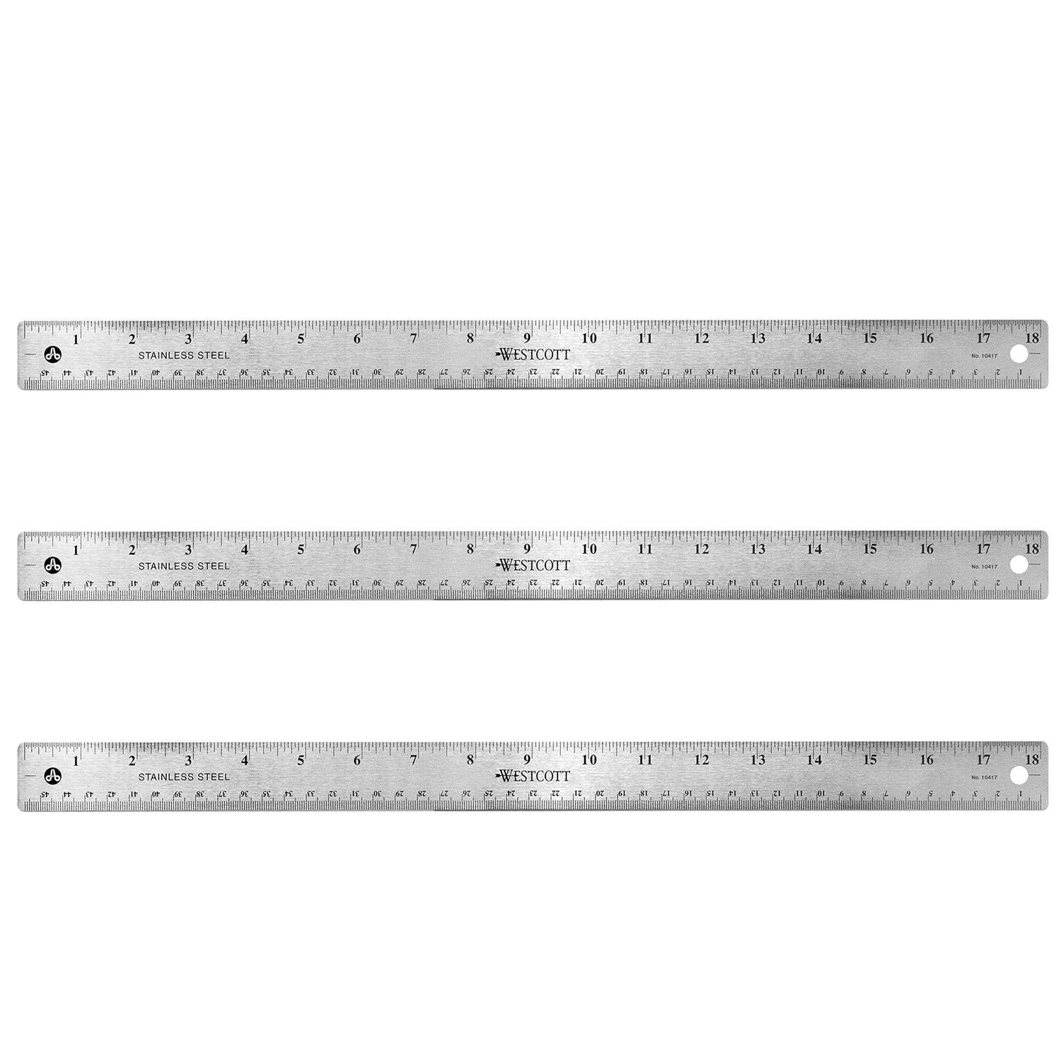 Westcott 18 Stainless Steel Ruler