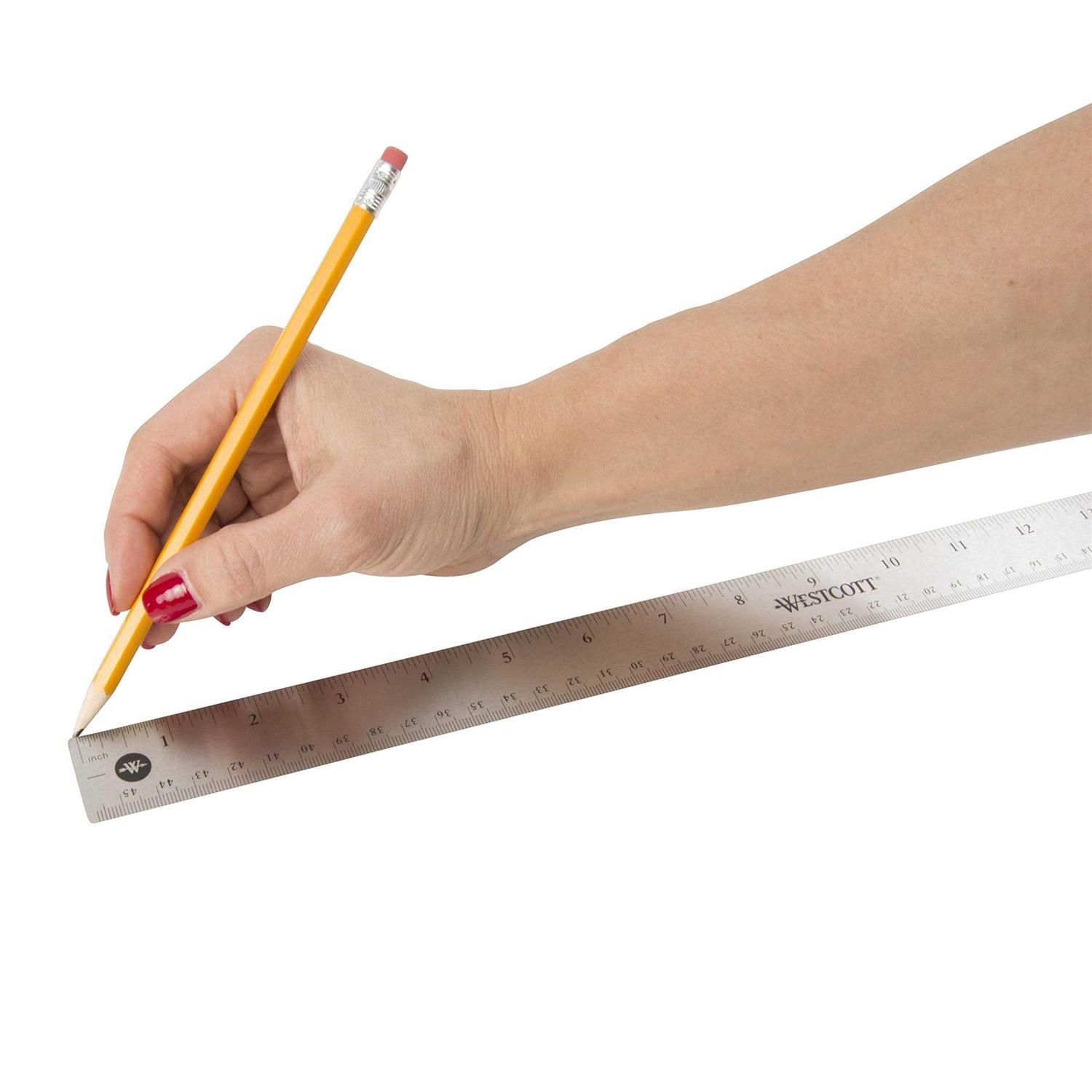 Westcott 18 Stainless Steel Ruler - Image 2