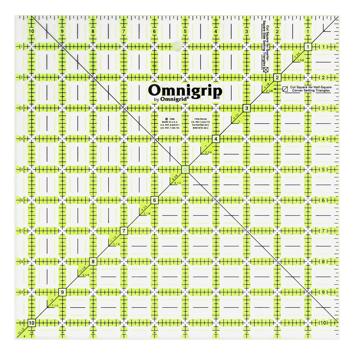 Omnigrip Non-Slip Quilter's Ruler