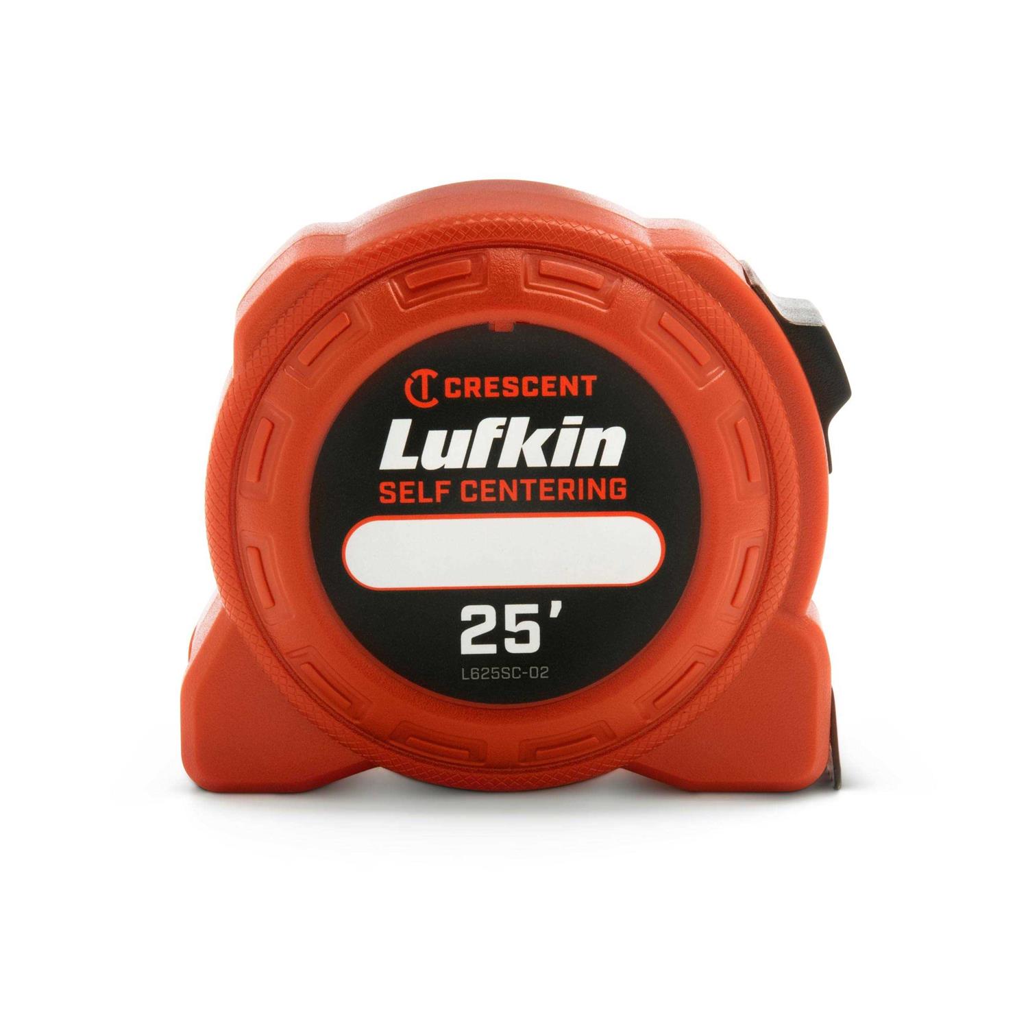 Lufkin 25 ft. Self-Centering Power Tape Measure L625SC-02