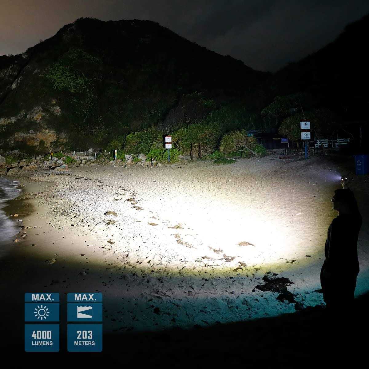 IMALENT LD70 EDC Flashlight LED Rechargeable Torch Powerful Flashlight 4000 Lumens with Cree XHP70.2 LED - Image 3