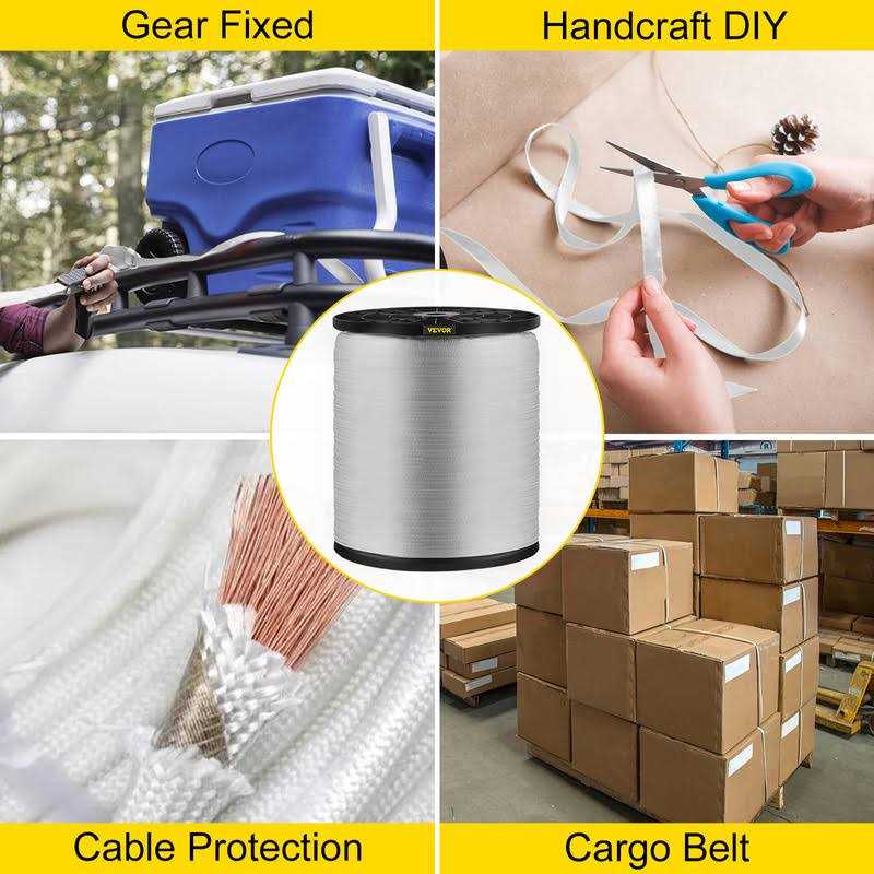 VEVOR Polyester Pull Tape Flat Tape for Wire & Cable Conduit Work Variable Functions - Image 5