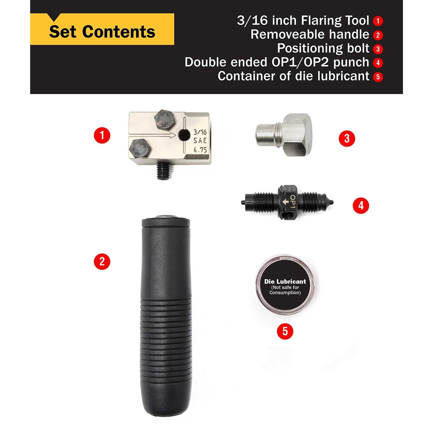 Titan 3/16 Double Flaring Tool 51535 - Image 3