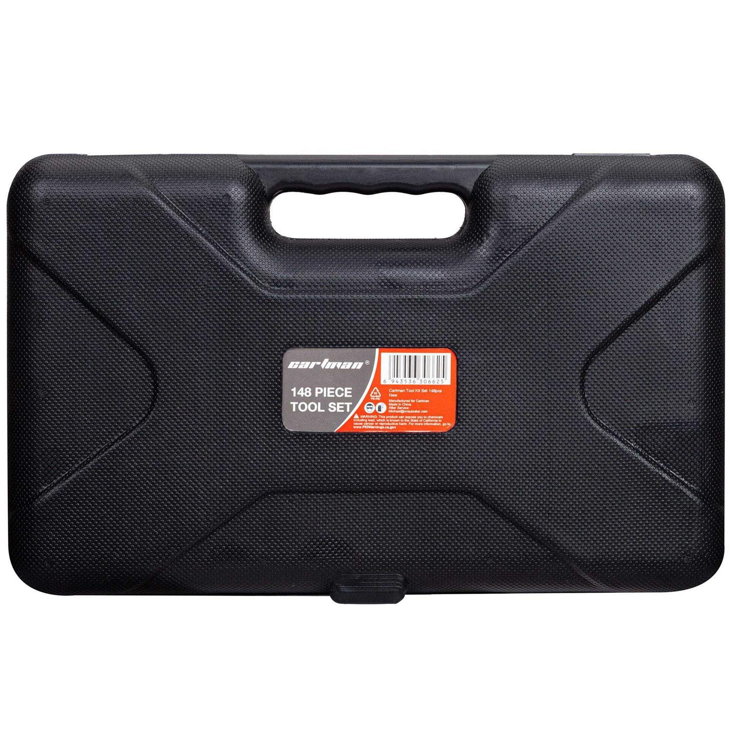 Cartman 148-Piece Tool Set General Household Hand Tool Kit with Plastic Toolbox Case - Image 5