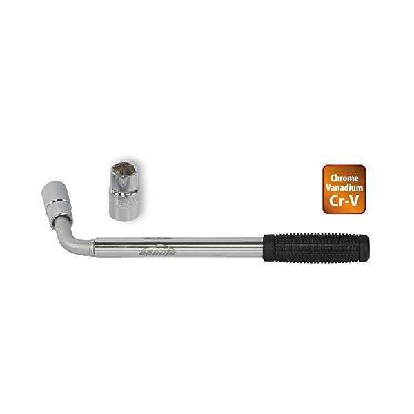 Epauto Telescoping Lug Wrench Wheel Wrench with Cr-v Sockets - Image 4