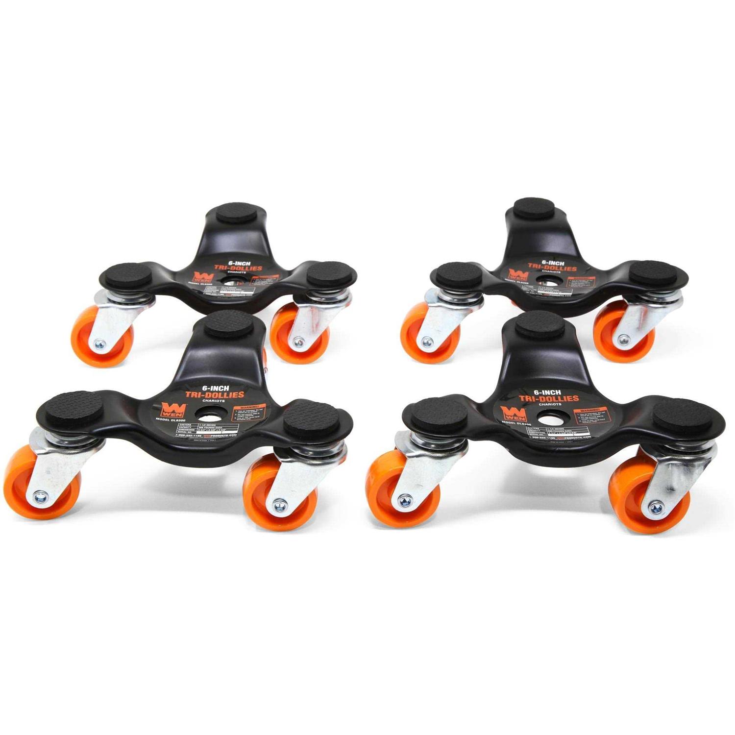 WEN 6-Inch 300-Pound Capacity Furniture Moving Tri-Dolly Set - Image 5