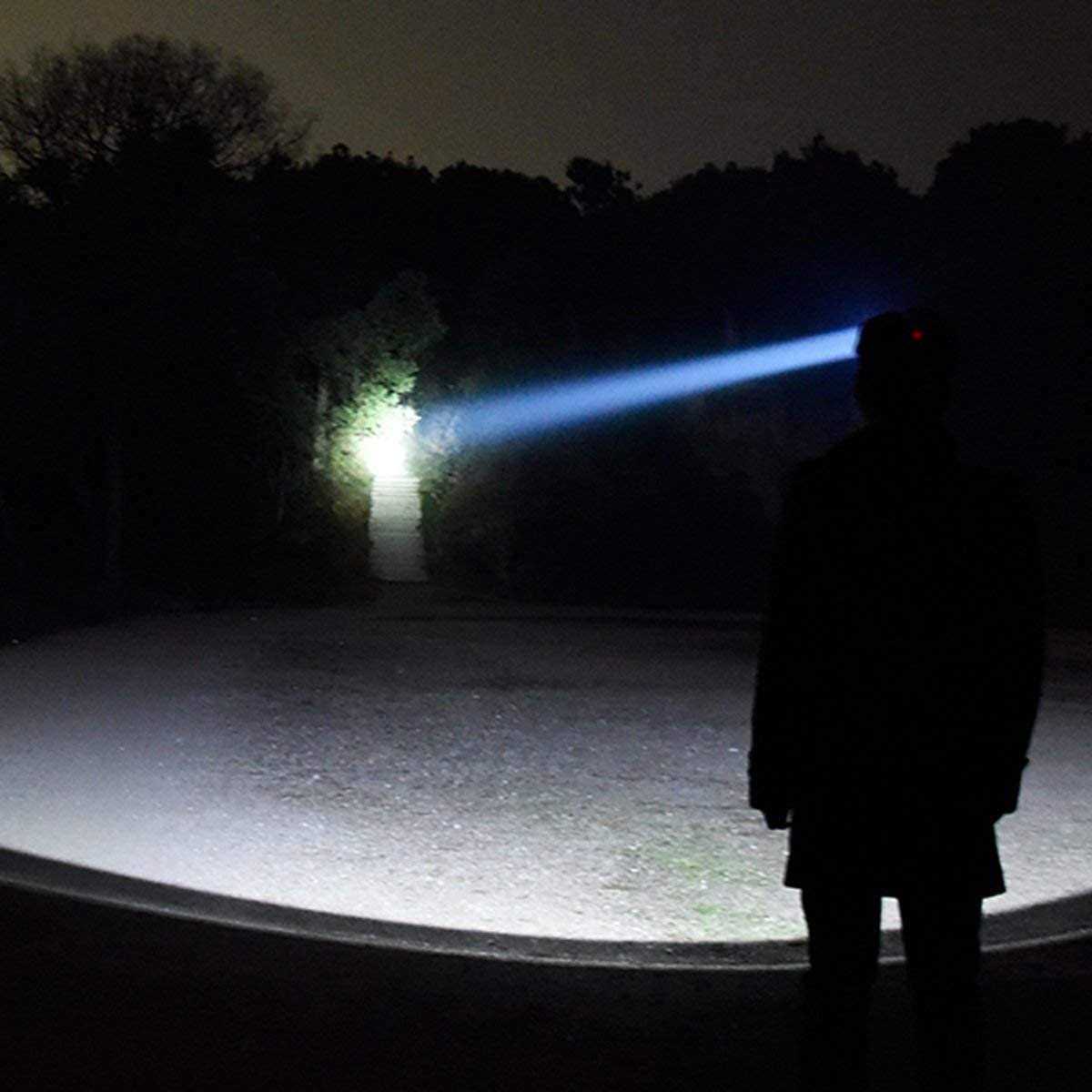 Headlamp Rechargeable 20000 Lumen,Top Headlamp Super Bright Headlamp Waterproof Hard Hat Light,Adjustable Light for Adults,Outdoors Work Headlight - Image 2