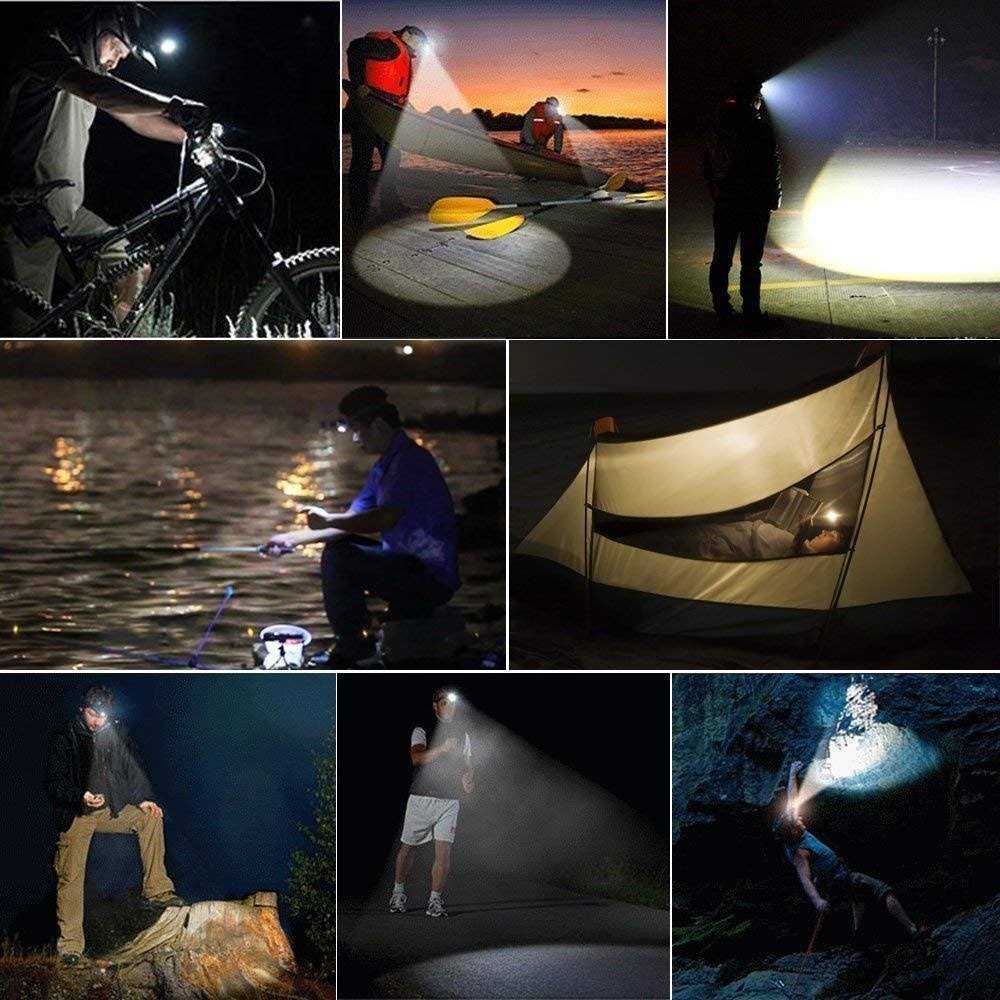 Headlamp Rechargeable 20000 Lumen,Top Headlamp Super Bright Headlamp Waterproof Hard Hat Light,Adjustable Light for Adults,Outdoors Work Headlight - Image 3