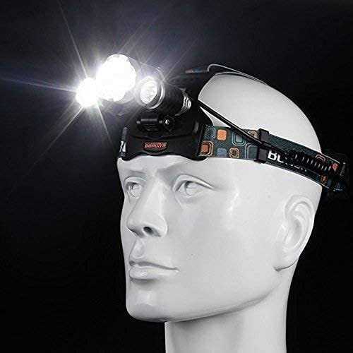 Headlamp Rechargeable 20000 Lumen,Top Headlamp Super Bright Headlamp Waterproof Hard Hat Light,Adjustable Light for Adults,Outdoors Work Headlight - Image 5