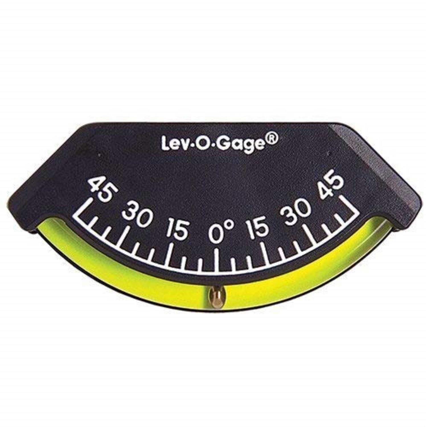 Sun Company 201-F Lev-o-gage Inclinometer Usa-Made Level Gauge For Off-Road Vehicle Jeep Truck Rv Camper Trailer or Boat