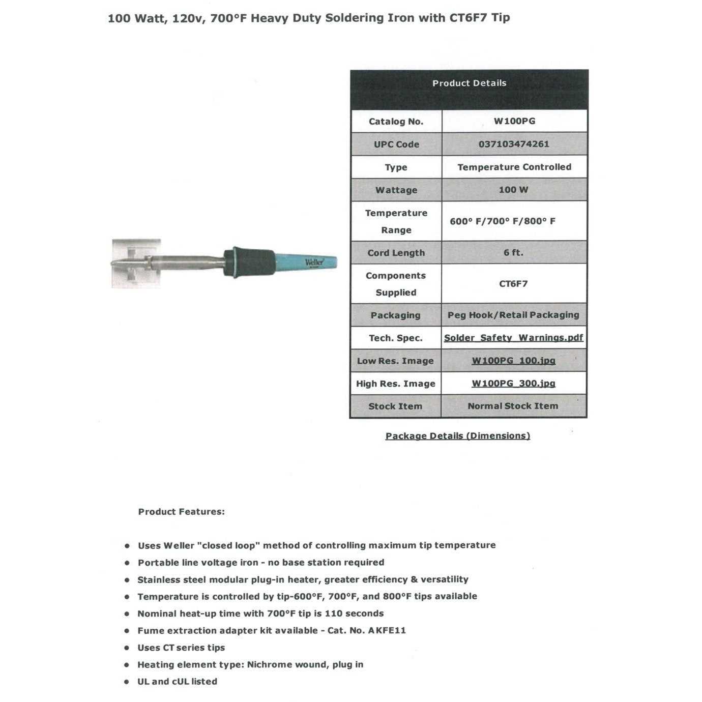 Weller W100PG - Image 3