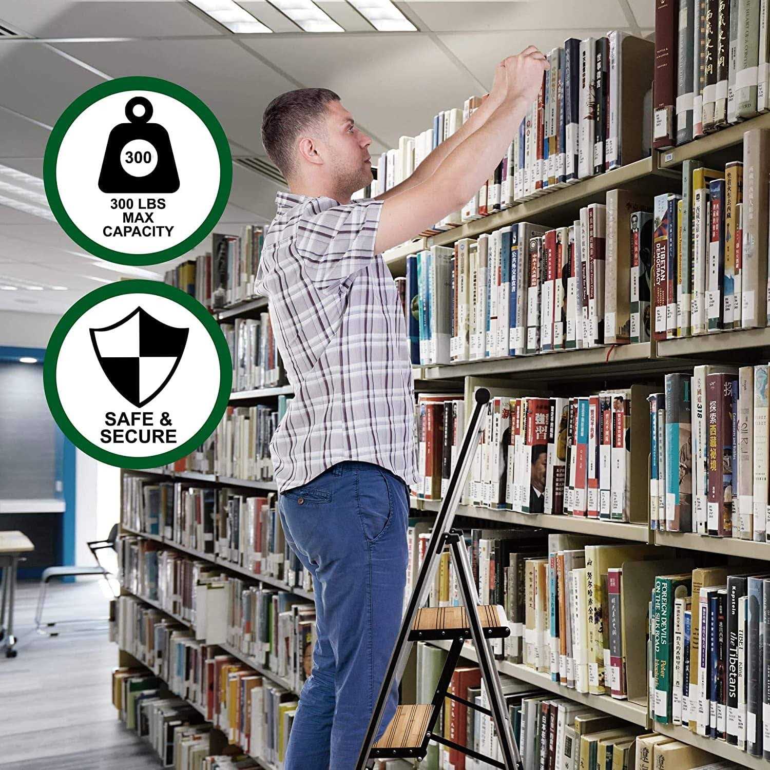 Sorfey 4 Step Ladder Modern - Image 3