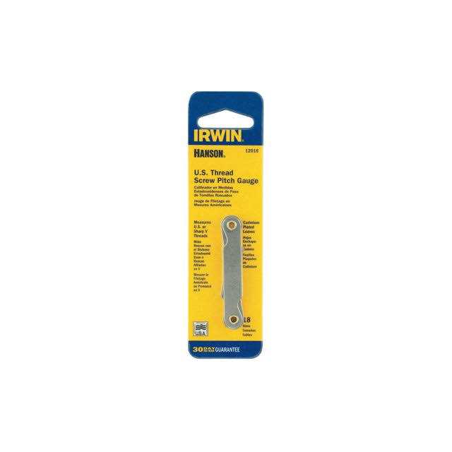 Irwin Thread Pitch Gauge 18-Leaf 12018 - Image 3