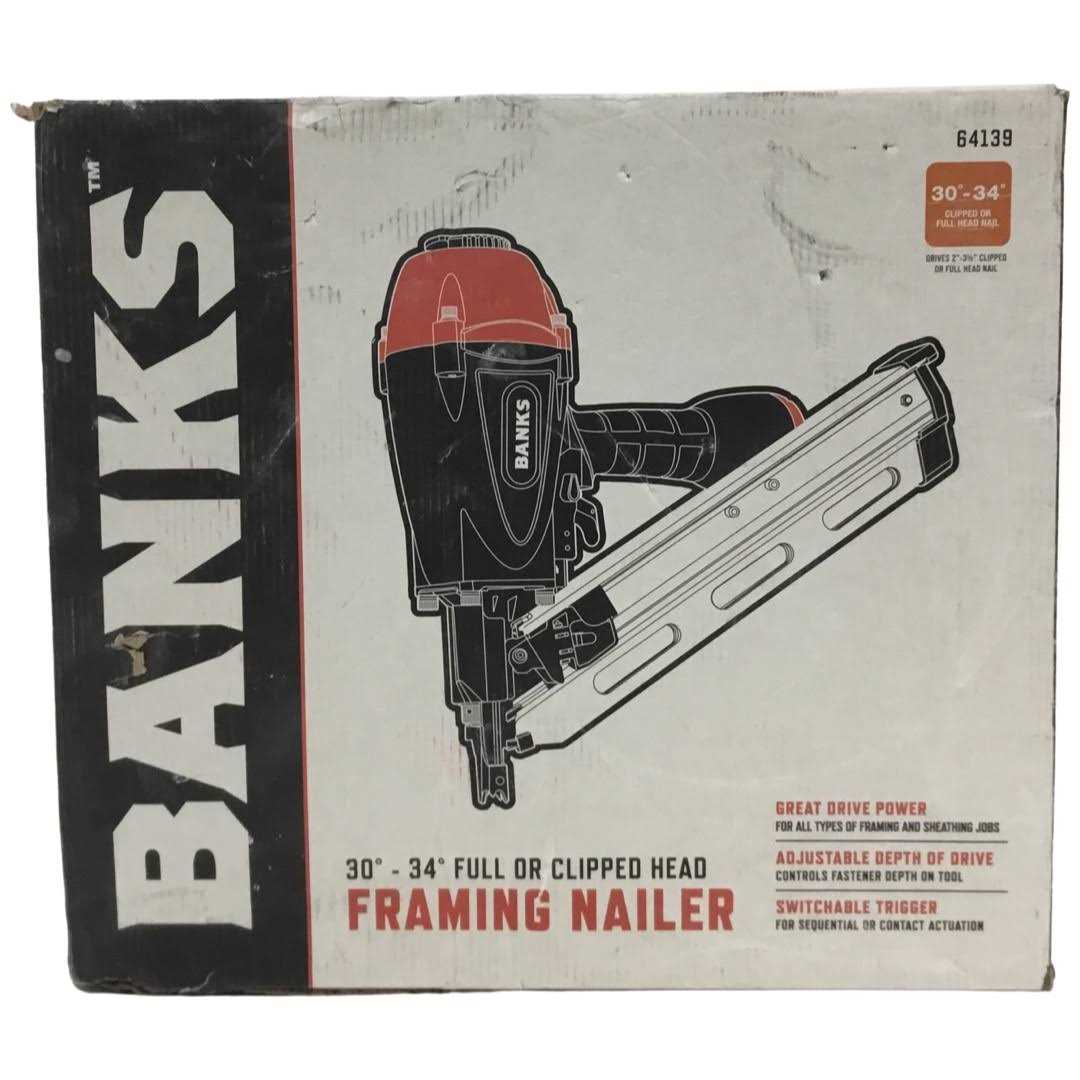 Banks 64139 30-34 Degree Framing Nailer - Image 2
