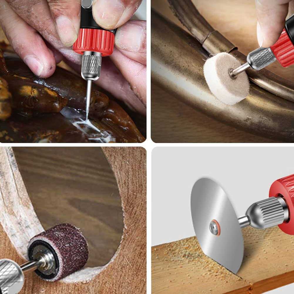 Afantti Mini Power-operated Rotary Tool Corded Electric Detail Sander Grinder Plisher Set - Image 5