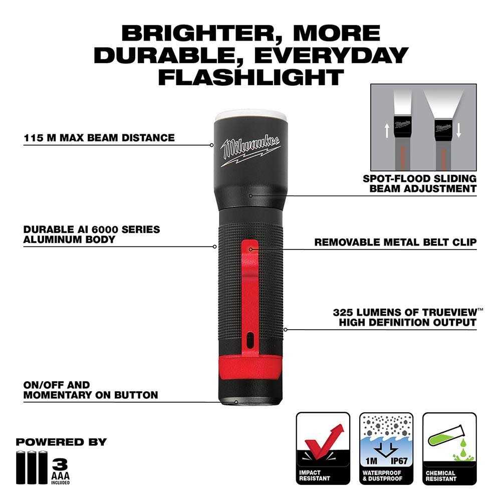 Milwaukee 2107 Focusing Flashlight - Image 2