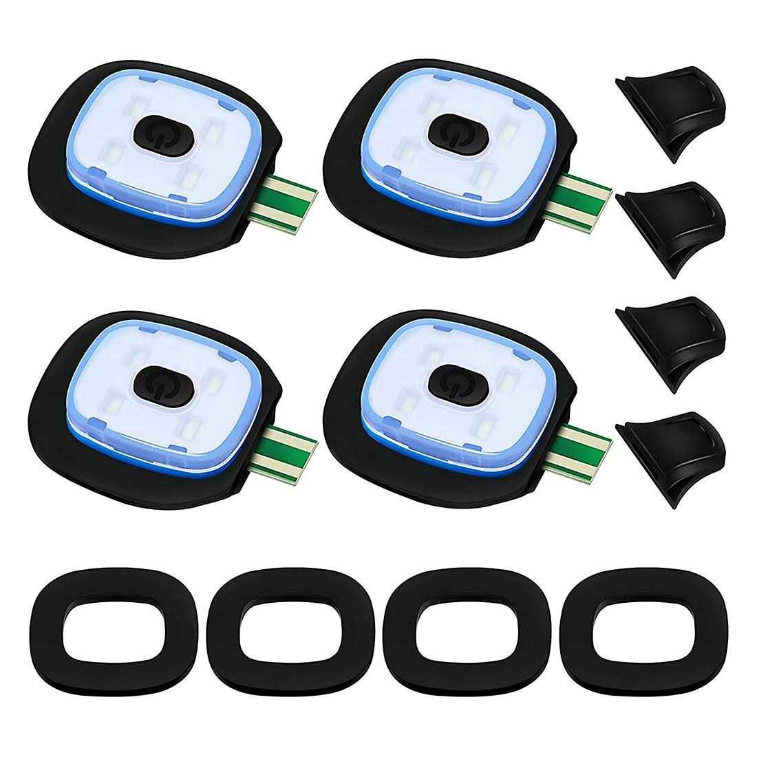 USB Rechargeable Light for LED Knit Beanie Hat 4 Pieces Strong Medium and Wea