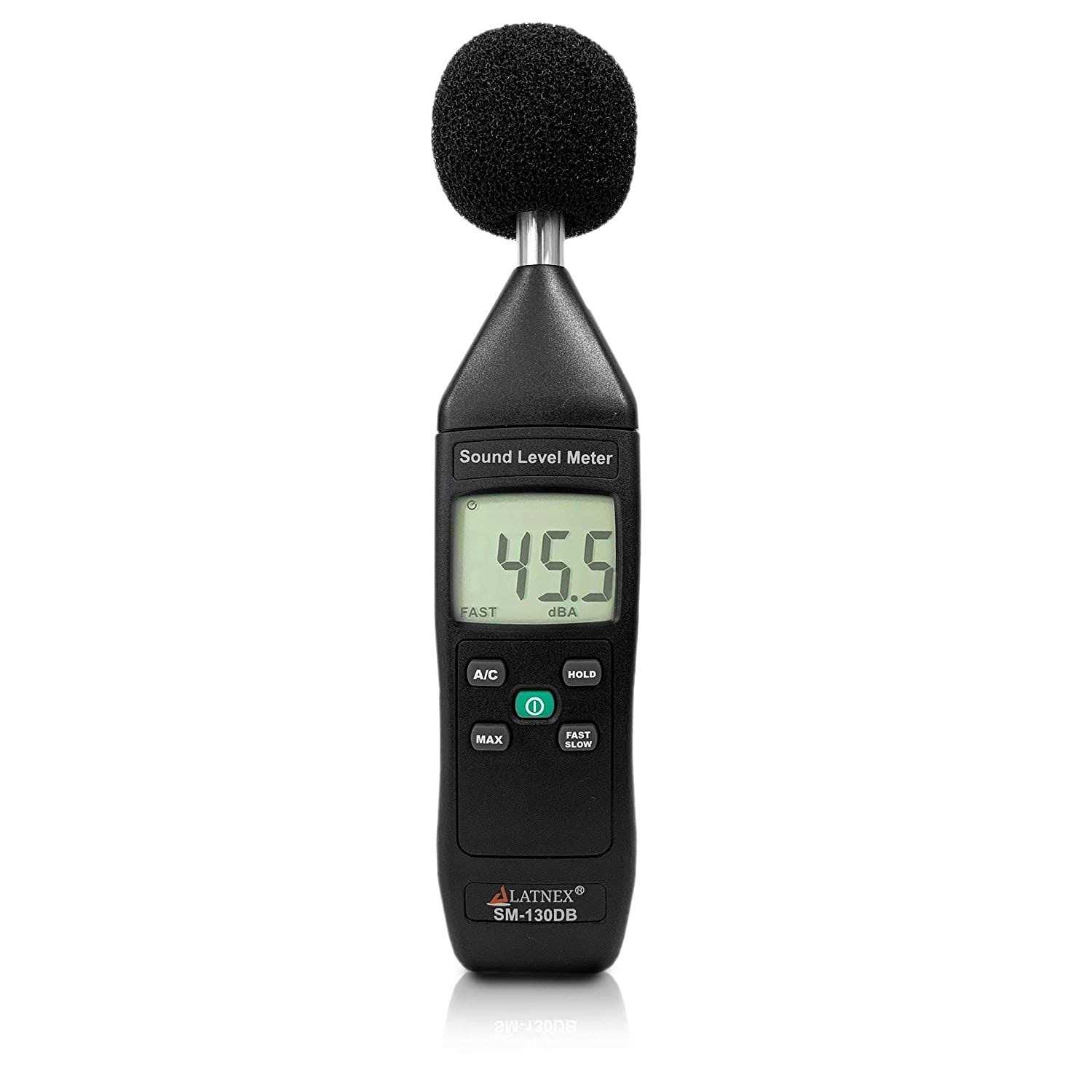 Risepro Decibel Meter Digital Sound Level Meter 30 130 dB Audio Noise Measure Device Backlight Max/min HT-80A - Image 5