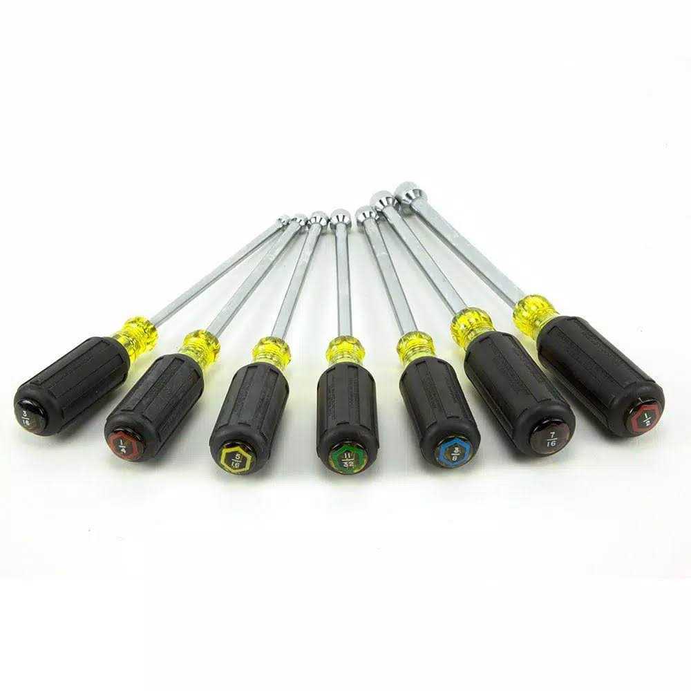 Klein 7-Piece 6 Nut Driver Set 647 - Image 5
