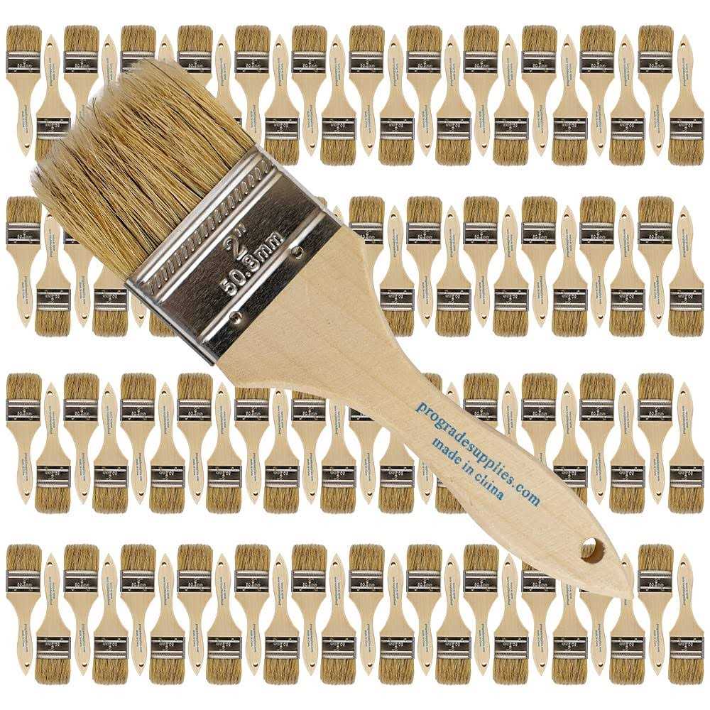 Pro Grade Chip Paint Brushes 96 Ea 2 Inch Chip Brush for Paints