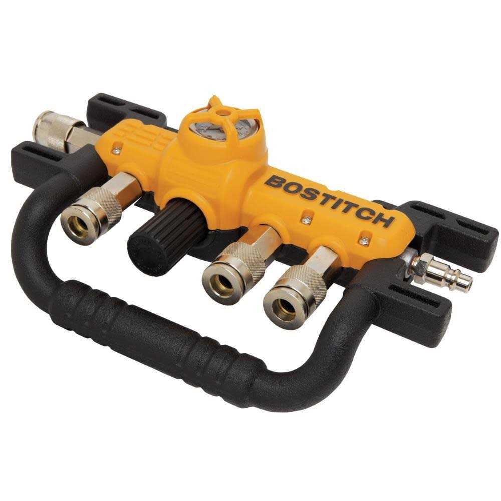 DeWalt D55040 Air Line Splitter with Regulator Quadraport - Image 3