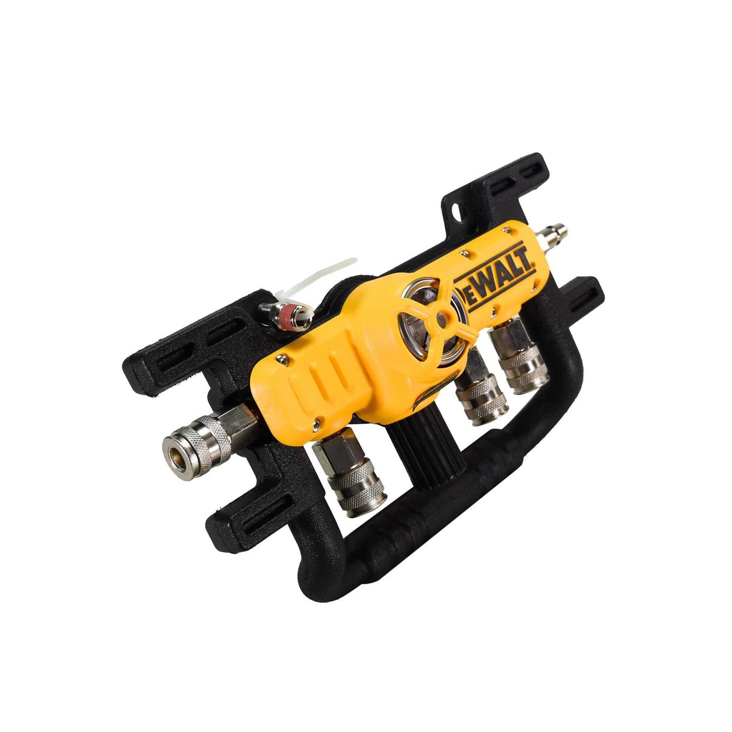 DeWalt D55040 Air Line Splitter with Regulator Quadraport - Image 5