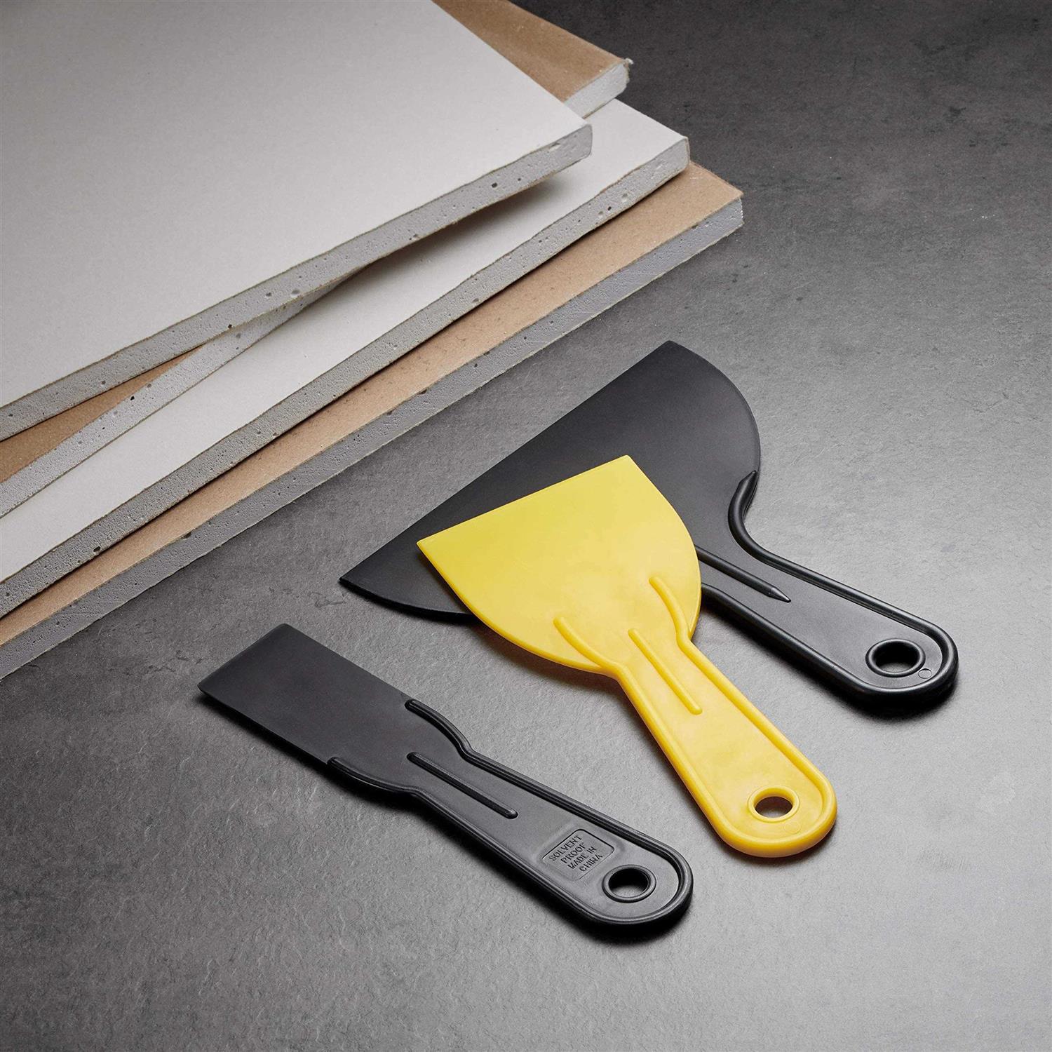 Basics Plastic Putty Knives 3-Pack - Image 4