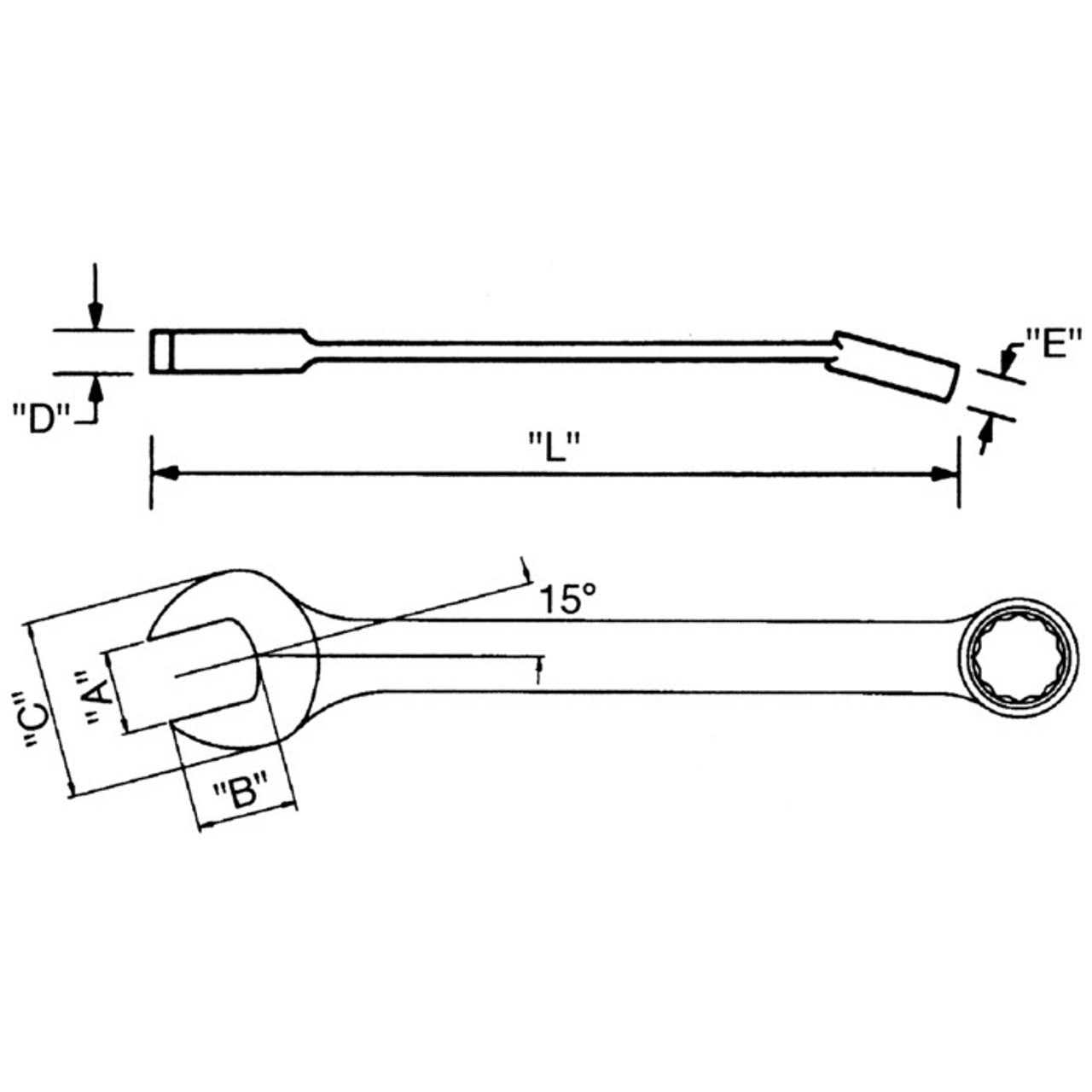 Wright Tool 12 Point Combination Wrench - Image 4