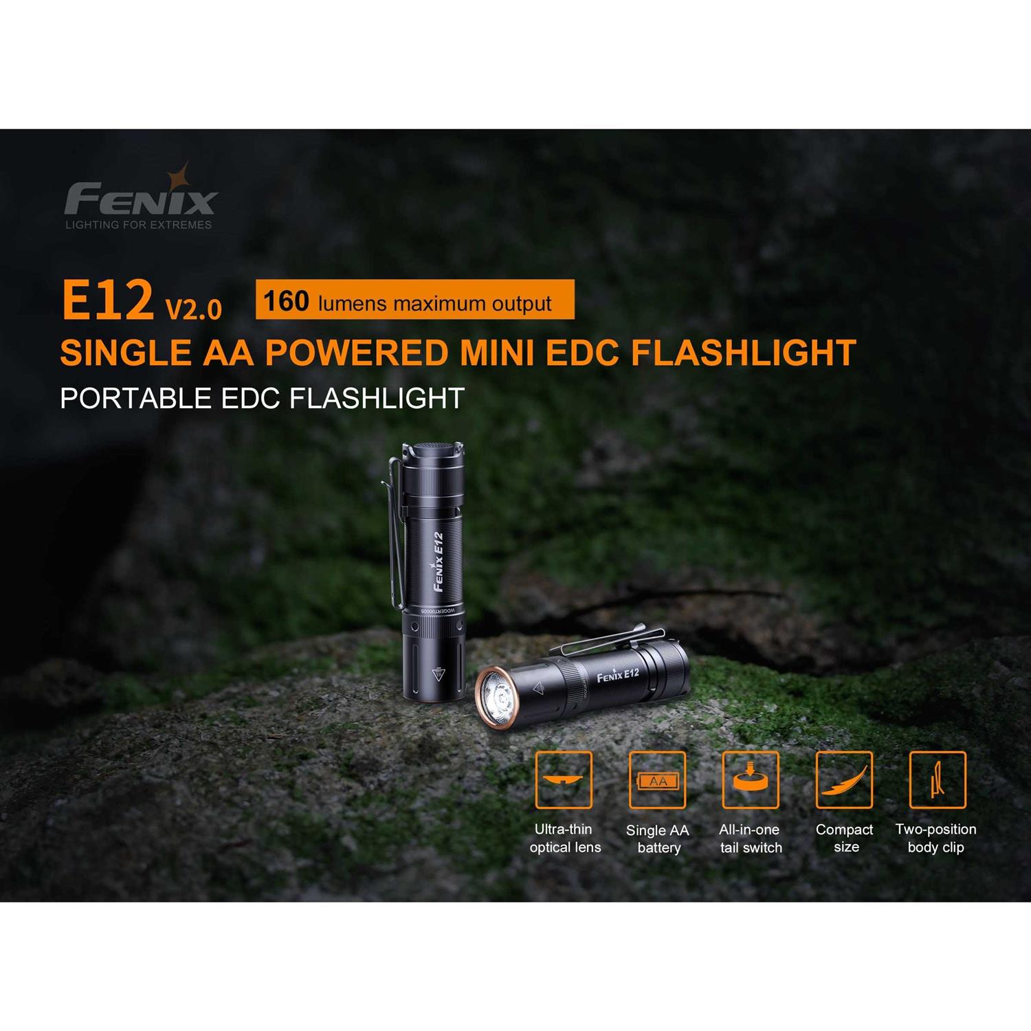Fenix E12 V2.0 Flashlight - Image 4
