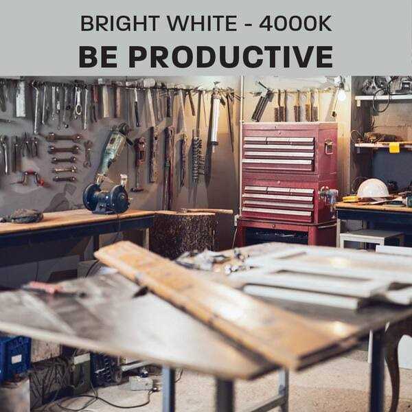 Commercial Electric 4 ft. 4-Light 80-Watt Integrated LED Heavy-Duty Utility Gray Shop Light with Pull Chain - Image 4