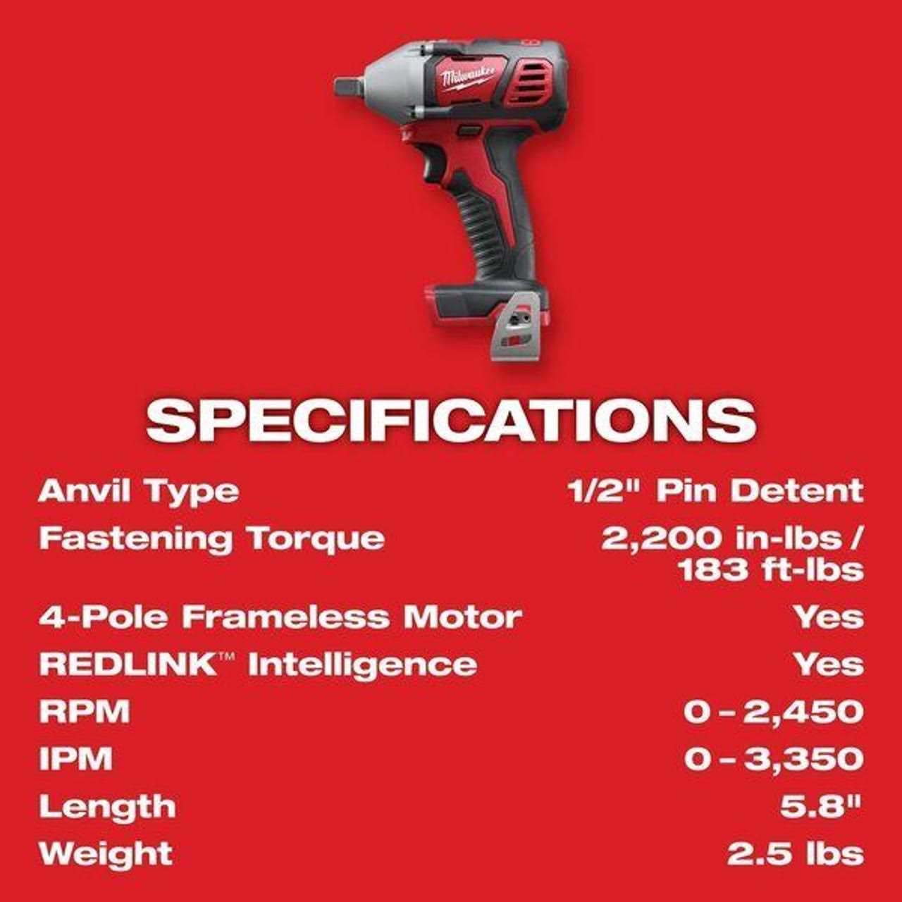 Milwaukee 2659 M18 Impact Wrench - Image 4