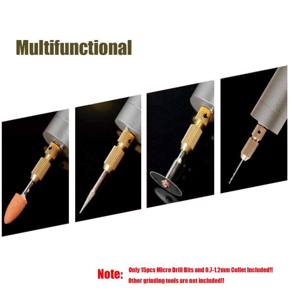 Yakamoz 0.7-1.2mm Mini Micro Electric Aluminum Hand Portable Handheld Drill - Image 5