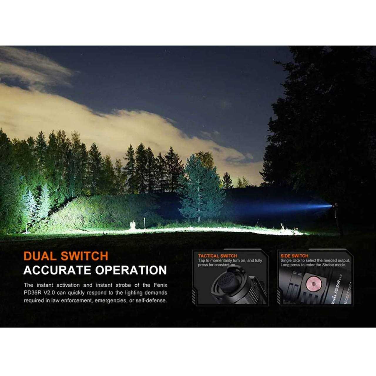 Fenix PD36R V2.0 Rechargeable Flashlight - Image 5