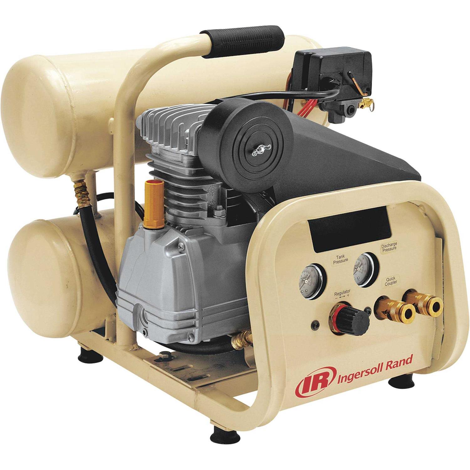 Ingersoll Rand P1IU-A9 Portable Twin Stack Air Compressor