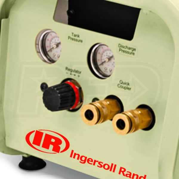 Ingersoll Rand P1IU-A9 Portable Twin Stack Air Compressor - Image 2