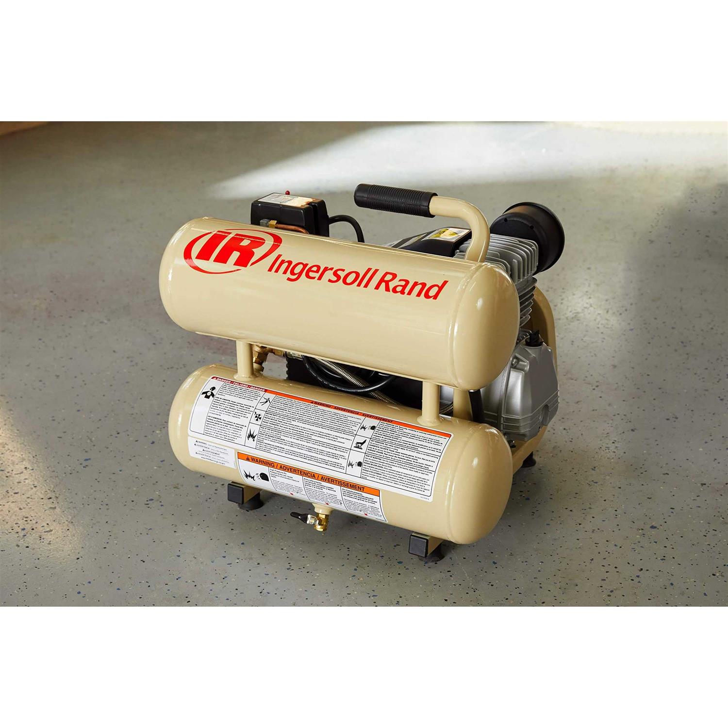 Ingersoll Rand P1IU-A9 Portable Twin Stack Air Compressor - Image 3