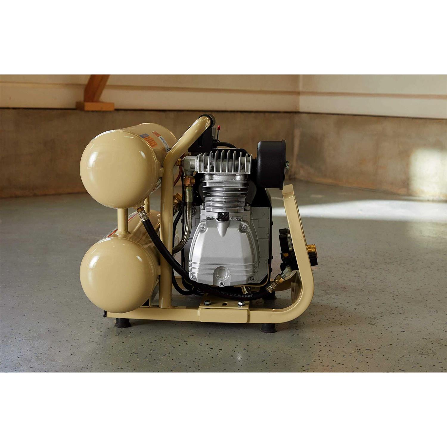 Ingersoll Rand P1IU-A9 Portable Twin Stack Air Compressor - Image 4