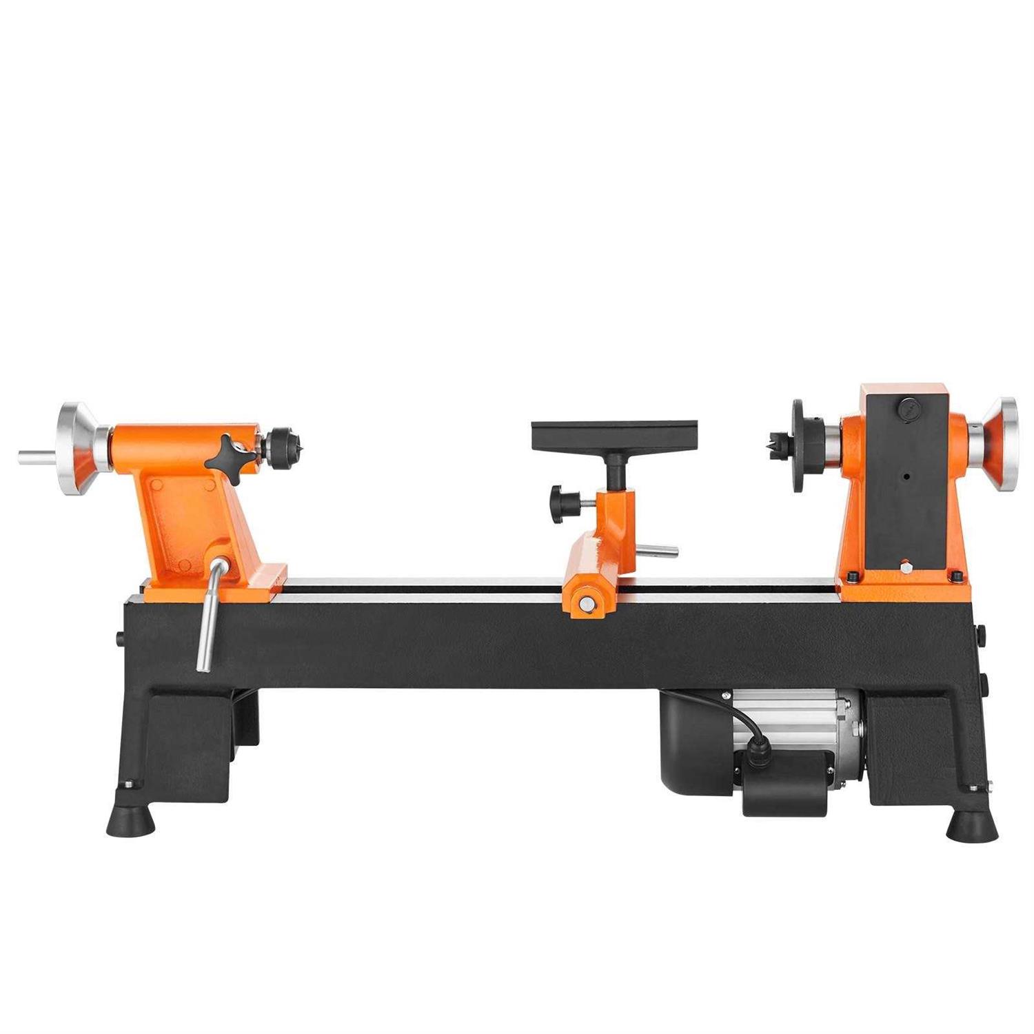 VEVOR Benchtop Wood Lathe 10 in x 18 in 0.5 HP 370W Power Wood Turning Lathe Machine - Image 5