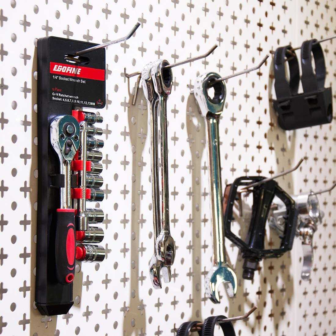 Egofine 12pcs 1/4 Inch Ratchet Socket Wrench Set Drive Socket Set with 10 Sockets 4-13mm and 2 Way Quick Released Ratchet Handle and Extension Bar - Image 2