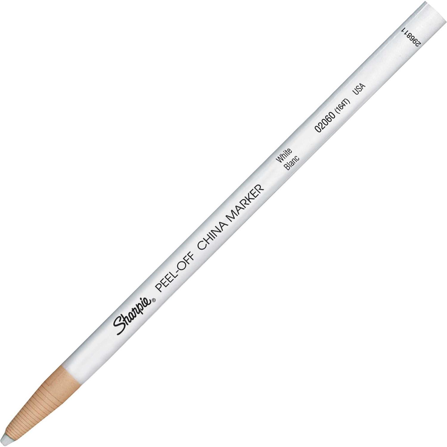 Wax Pencil - Sharpie China Marker, White - Carton of 12 - S-17462W
