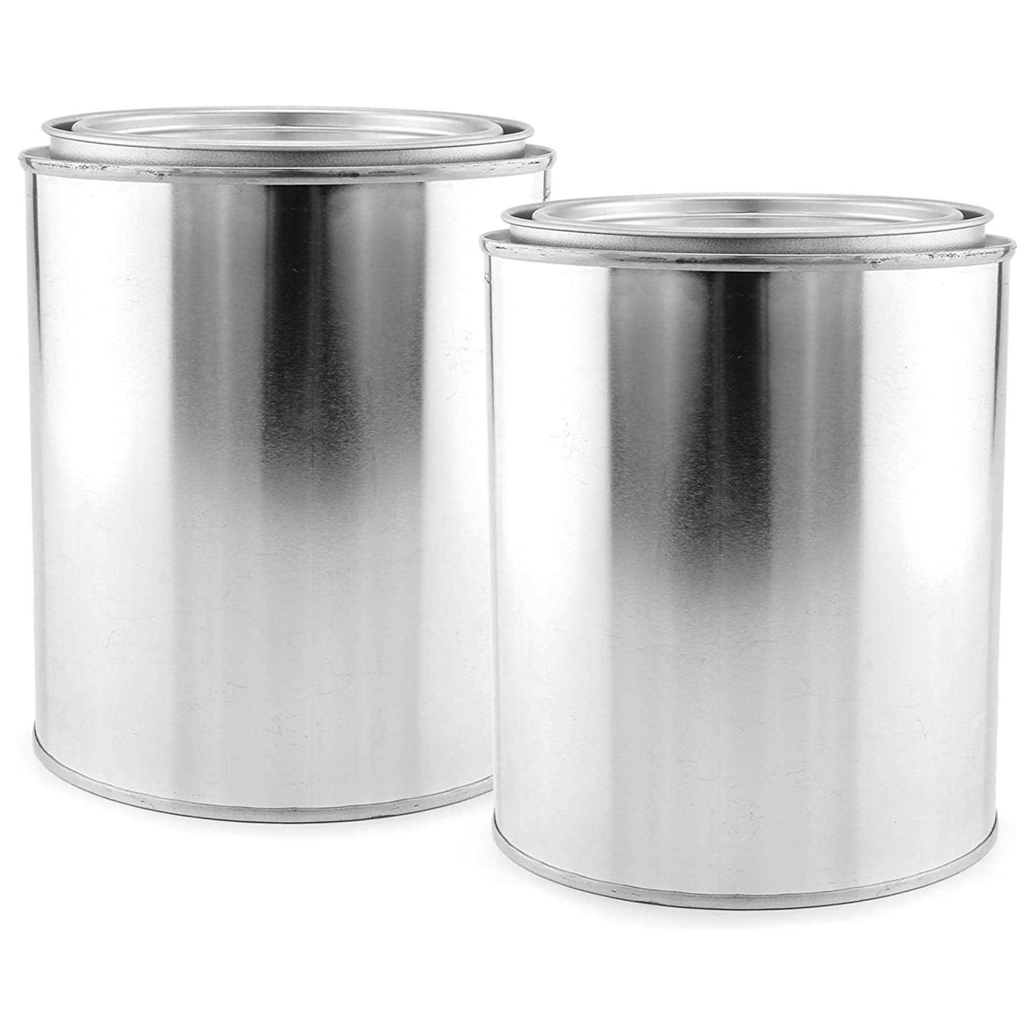Cornucopia Brands Empty Quart Paint Cans with Lids