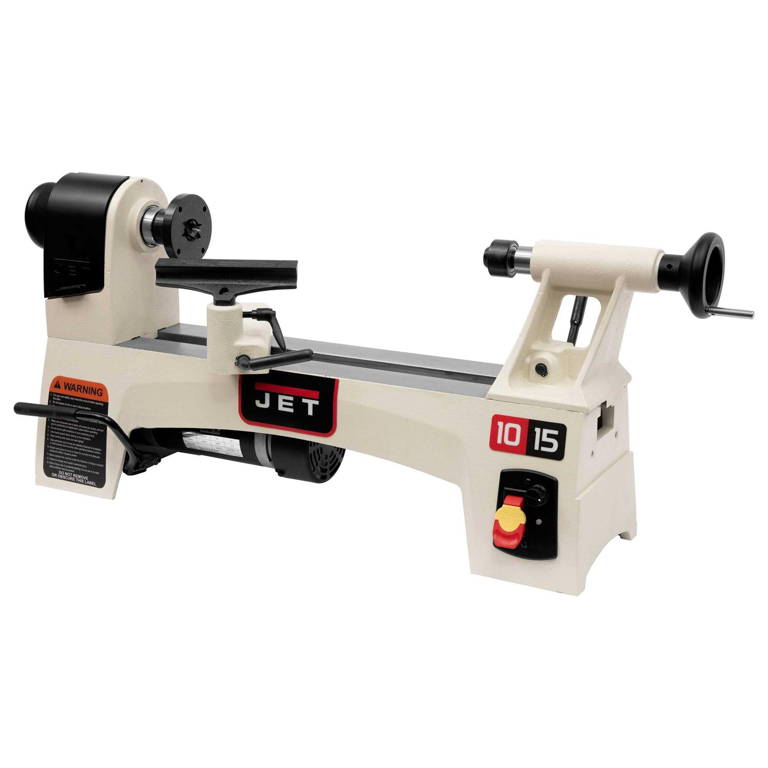 Jet 719110 JWL-1015VS 10'' x 15'' Variable Speed Wood Lathe