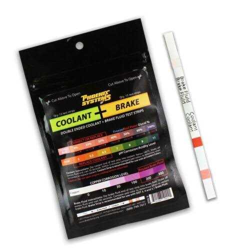 Phoenix Systems 8006-B Double-Ended Brake Fluid + Coolant Test Strips - Image 2