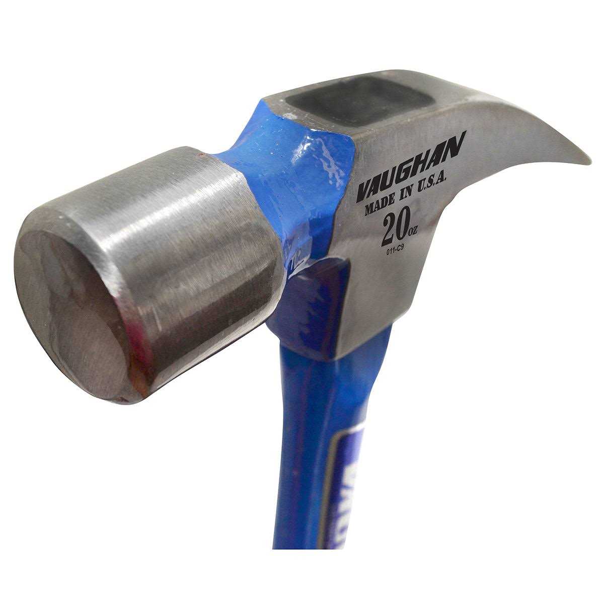 Vaughan 20 oz. Milled Face Fiberglass Rip Hammer - Image 4