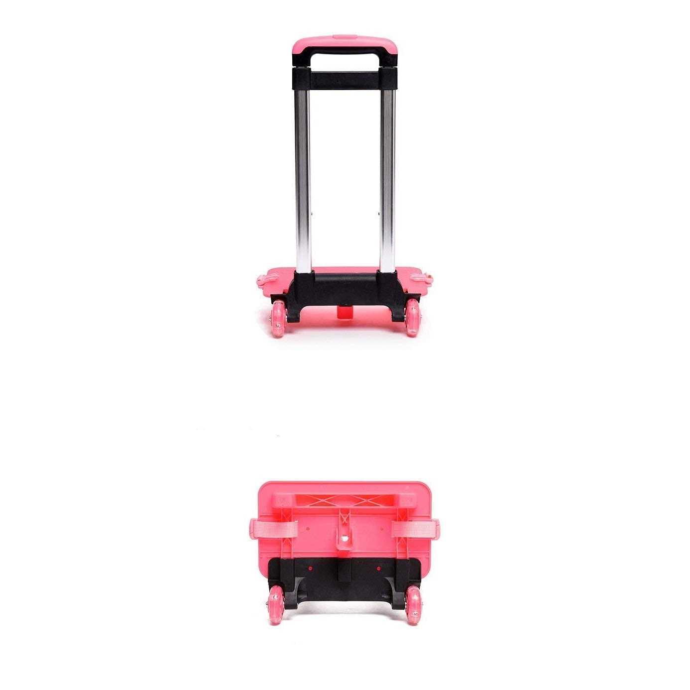 Backpack Hand Truck Yub Wheeled Cart Trolley Hand Aluminium Alloy Folding Trolley Cart for Schoolbag - Image 2