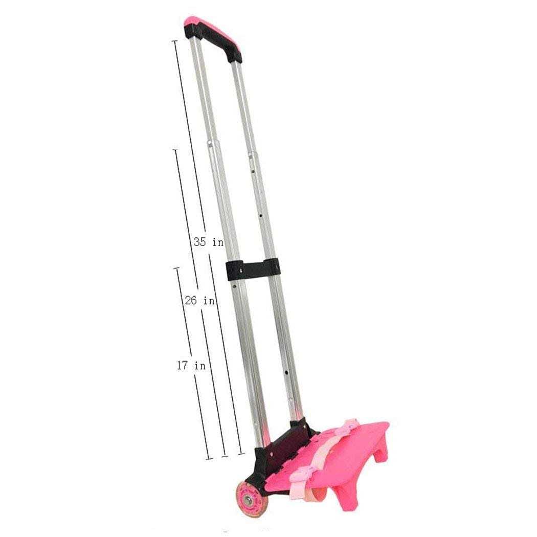 Backpack Hand Truck Yub Wheeled Cart Trolley Hand Aluminium Alloy Folding Trolley Cart for Schoolbag - Image 4