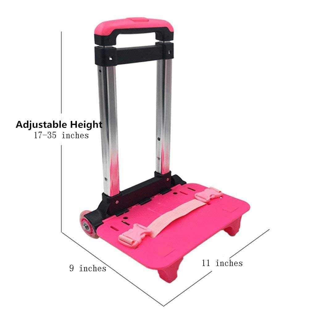 Backpack Hand Truck Yub Wheeled Cart Trolley Hand Aluminium Alloy Folding Trolley Cart for Schoolbag - Image 5