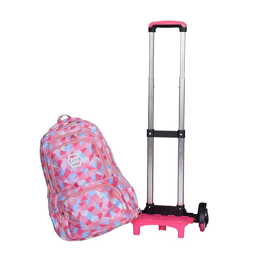 Backpack Hand Truck Yub Wheeled Cart Trolley Hand Aluminium Alloy Folding Trolley Cart for Schoolbag - Image 2