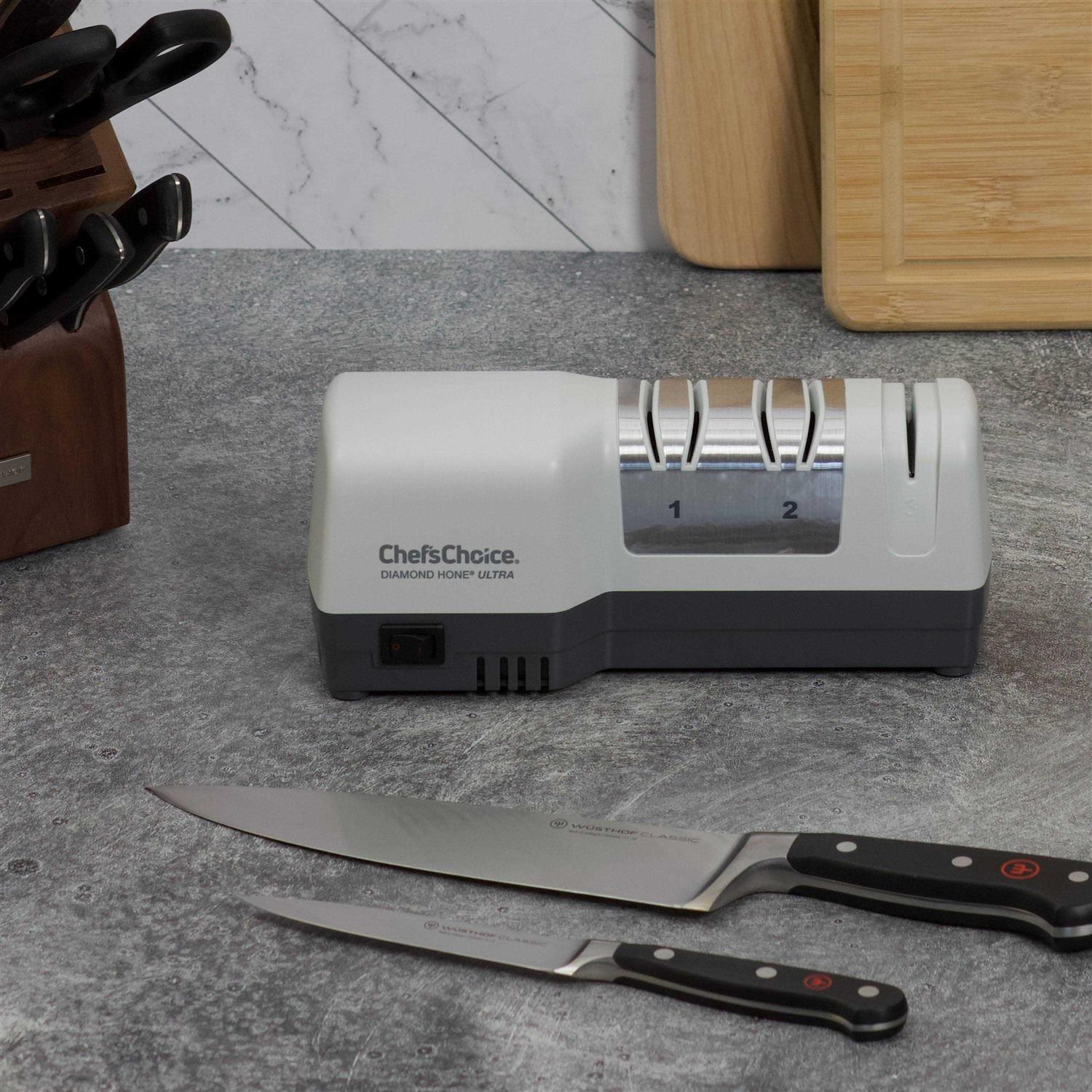 Chef'sChoice Hybrid Knife Sharpener for 20-Degree Straight and Serrated Knives - Image 2