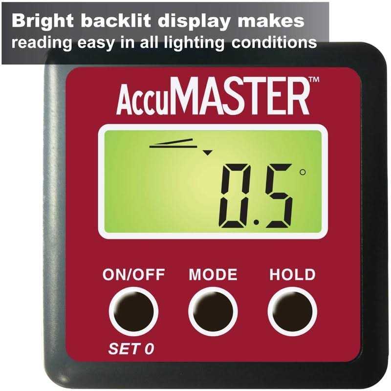 Calculated Industries 7434 AccuMASTER 2-in-1 Digital Angle Gauge - Image 4